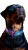 Holographic Rottweiler Vinyl Car Decal Sticker – Waterproof & UV-Resistant 