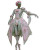 Cyborg Ballerina Dancing Vinyl Car Decal Sticker – Waterproof & UV-Resistant 