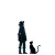 Wither With Cat Vinyl Car Decal Sticker – Waterproof & UV-Resistant 