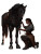 Blacksmith And Warhorse Vinyl Car Decal Sticker – Waterproof & UV-Resistant 