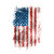 Splashed Ink Flag Vinyl Car Decal Sticker – Waterproof & UV-Resistant 