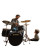 Drumming Dad Vinyl Car Decal Sticker – Waterproof & UV-Resistant 