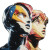 Futuristic Animated Avatars Vinyl Car Decal Sticker – Waterproof & UV-Resistant 