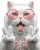Cute Cat With Glasses Vinyl Car Decal Sticker – Waterproof & UV-Resistant 
