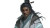 Anime-Inspired Hanfu Warrior Vinyl Car Decal Sticker – Waterproof & UV-Resistant 