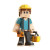 Minecraft Construction Worker Vinyl Car Decal Sticker – Waterproof & UV-Resistant 