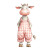 Anthropomorphic Cow Vinyl Car Decal Sticker – Waterproof & UV-Resistant 