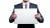 Executive Holding Poster Vinyl Car Decal Sticker – Waterproof & UV-Resistant 