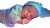 Sleeping Newborn V4 Vinyl Car Decal Sticker – Waterproof & UV-Resistant 