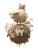 Fluffy Sheep Illustration V2 Vinyl Car Decal Sticker – Waterproof & UV-Resistant 