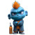 Blue Mascot Pose Vinyl Car Decal Sticker – Waterproof & UV-Resistant 