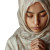 Praying Woman Hijab Vinyl Car Decal Sticker – Waterproof & UV-Resistant 