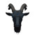 Three-Eyed Goat Screaming Vinyl Car Decal Sticker – Waterproof & UV-Resistant 