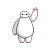 Baymax Logo Vinyl Car Decal Sticker – Waterproof & UV-Resistant 