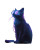 Cyberpunk Cat Echo Vinyl Car Decal Sticker – Waterproof & UV-Resistant 