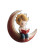 Origami Boy Reading Vinyl Car Decal Sticker – Waterproof & UV-Resistant 