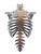 Steampunk Skeleton Back Vinyl Car Decal Sticker – Waterproof & UV-Resistant 