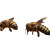 Golden Bees Vinyl Car Decal Sticker – Waterproof & UV-Resistant 