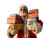 Santa On Beach Vinyl Car Decal Sticker – Waterproof & UV-Resistant 