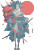 Geisha Oni Mask Vinyl Car Decal Sticker – Waterproof & UV-Resistant 