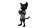 Bipedal Black Cat Vinyl Car Decal Sticker – Waterproof & UV-Resistant 