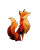 Fox Logo Illustration Vinyl Car Decal Sticker – Waterproof & UV-Resistant 