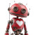 Heart Robot Vinyl Car Decal Sticker – Waterproof & UV-Resistant 