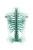 Human Spine Render Vinyl Car Decal Sticker – Waterproof & UV-Resistant 