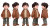 Chubby Boy Character Vinyl Car Decal Sticker – Waterproof & UV-Resistant 