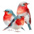 Cute Watercolor Birds Vinyl Car Decal Sticker – Waterproof & UV-Resistant 