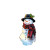 Christmas Snowman Scene V2 Vinyl Car Decal Sticker – Waterproof & UV-Resistant 