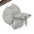 Halfmoon Betta Vinyl Car Decal Sticker – Waterproof & UV-Resistant 
