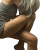 Elderly Female Knee Vinyl Car Decal Sticker – Waterproof & UV-Resistant 8.0"