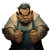 Disheveled Angry Chef Vinyl Car Decal Sticker – Waterproof & UV-Resistant 6.826666666666667"