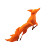 Leaping Orange Fox Vinyl Car Decal Sticker – Waterproof & UV-Resistant 6.826666666666667"