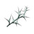 Abstract Thorny Plant Vinyl Car Decal Sticker – Waterproof & UV-Resistant 6.826666666666667"