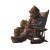 Ape In Beach Chair Vinyl Car Decal Sticker – Waterproof & UV-Resistant 6.826666666666667"