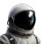 Classic Astronaut Headshot Vinyl Car Decal Sticker – Waterproof & UV-Resistant 3.4133333333333336"