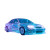 Blue Jelly Car V2 Vinyl Car Decal Sticker – Waterproof & UV-Resistant 6.826666666666667"
