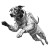 Space Dog V2 Vinyl Car Decal Sticker – Waterproof & UV-Resistant 6.826666666666667"