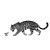 Panther Stalking V3 Vinyl Car Decal Sticker – Waterproof & UV-Resistant 6.826666666666667"
