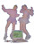 Joyful Digital Dancers Vinyl Car Decal Sticker – Waterproof & UV-Resistant 8.213333333333333"