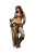 Dwarf Warrior Woman Vinyl Car Decal Sticker – Waterproof & UV-Resistant 8.96"