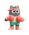 Boxer Cartoon Cat Vinyl Car Decal Sticker – Waterproof & UV-Resistant 8.0"