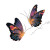 Cartoony Magic Butterflies Vinyl Car Decal Sticker – Waterproof & UV-Resistant 3.4133333333333336"
