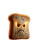 Angry Flaming Bread Vinyl Car Decal Sticker – Waterproof & UV-Resistant 8.213333333333333"