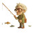 Plasticine Poet Fishing Vinyl Car Decal Sticker – Waterproof & UV-Resistant 3.4133333333333336"