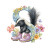 Smelly Skunk Vinyl Car Decal Sticker – Waterproof & UV-Resistant 6.826666666666667"