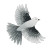 Flying Bird Illustration Vinyl Car Decal Sticker – Waterproof & UV-Resistant 6.826666666666667"