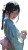 Graceful Japanese Woman V6 Vinyl Car Decal Sticker – Waterproof & UV-Resistant 4.8533333333333335"